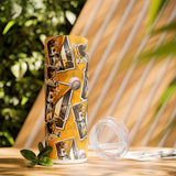 Leyenda Skinny Tumbler with Straw, 20oz