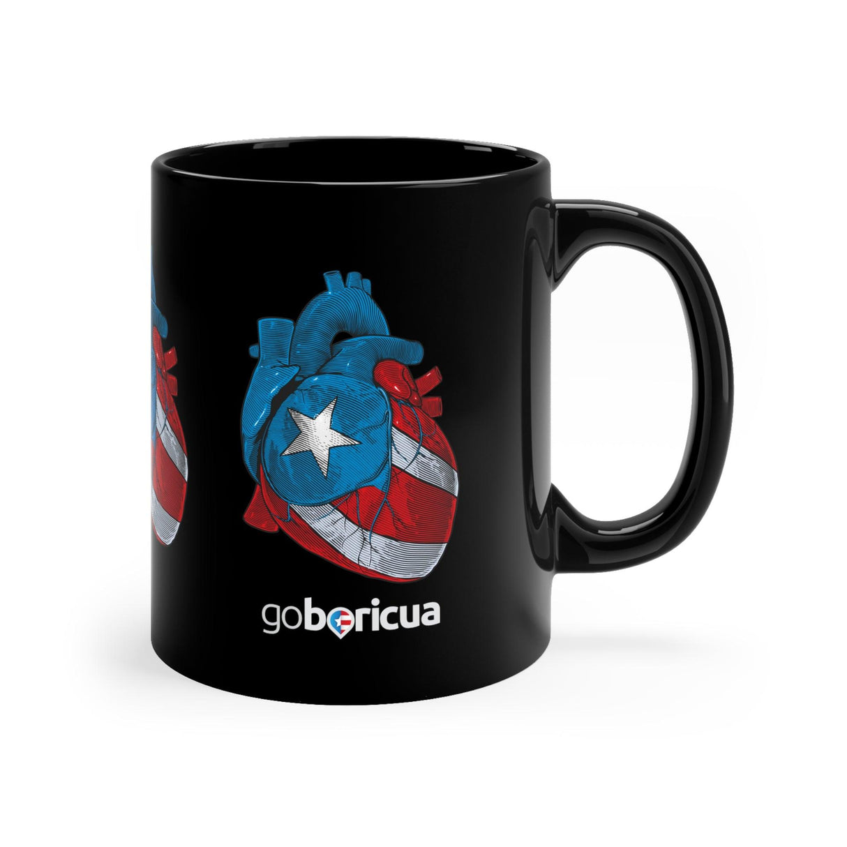 Patria Adentro Black mug 11oz