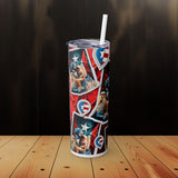 Soñador Skinny Tumbler with Straw, 20oz