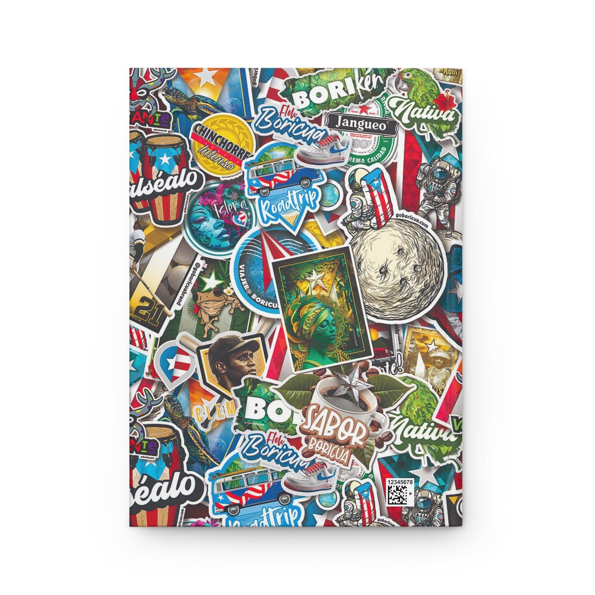 GoBoricua Stickers Hardcover Journal Matte