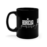 Boricua Guerrero Black mug 11oz