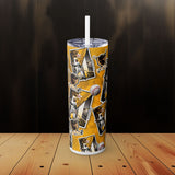 Leyenda Skinny Tumbler with Straw, 20oz