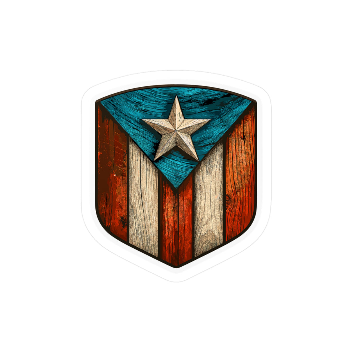 Escudo Boricua Sticker