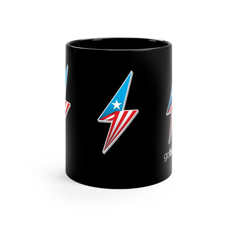 Rayo Boricua Black mug 11oz