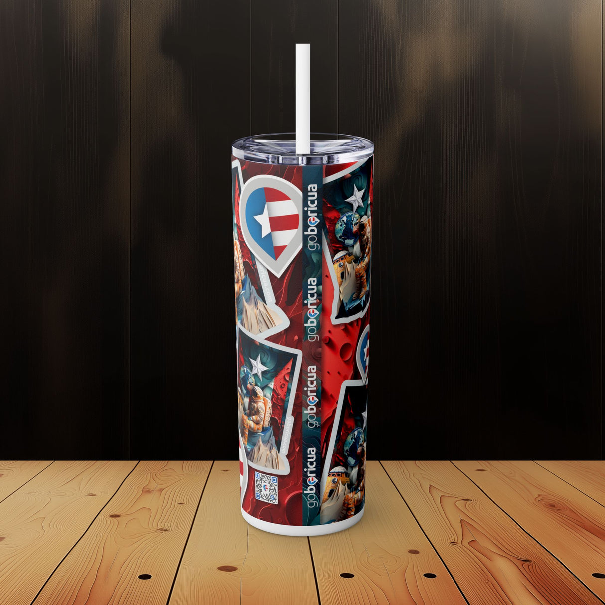 Soñador Skinny Tumbler with Straw, 20oz