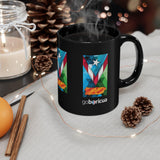 Bandera Puerto Rico Unida Black mug 11oz