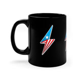 Rayo Boricua Black mug 11oz