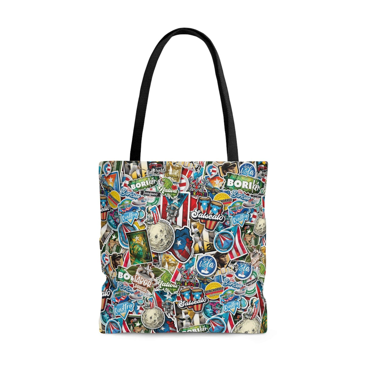 All Stickers Large Tote Bag