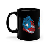 Patria Adentro Black mug 11oz