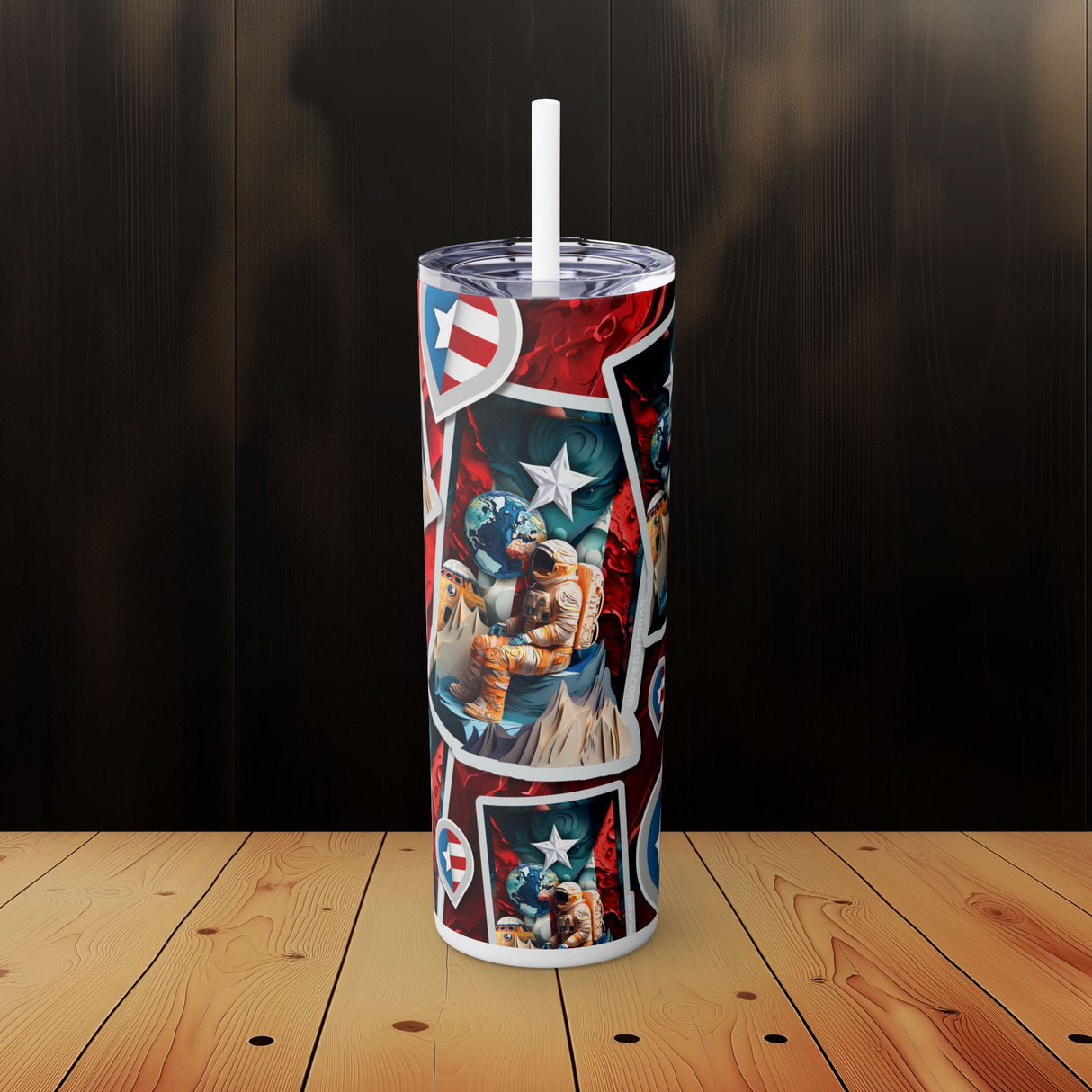 Soñador Skinny Tumbler with Straw, 20oz