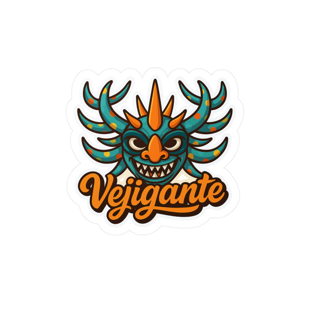 Vejigante Azul Sticker