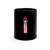 Boricua Star Black mug 11oz