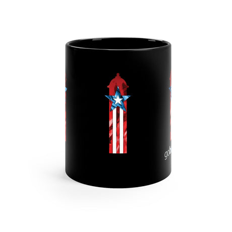 Boricua Star Black mug 11oz