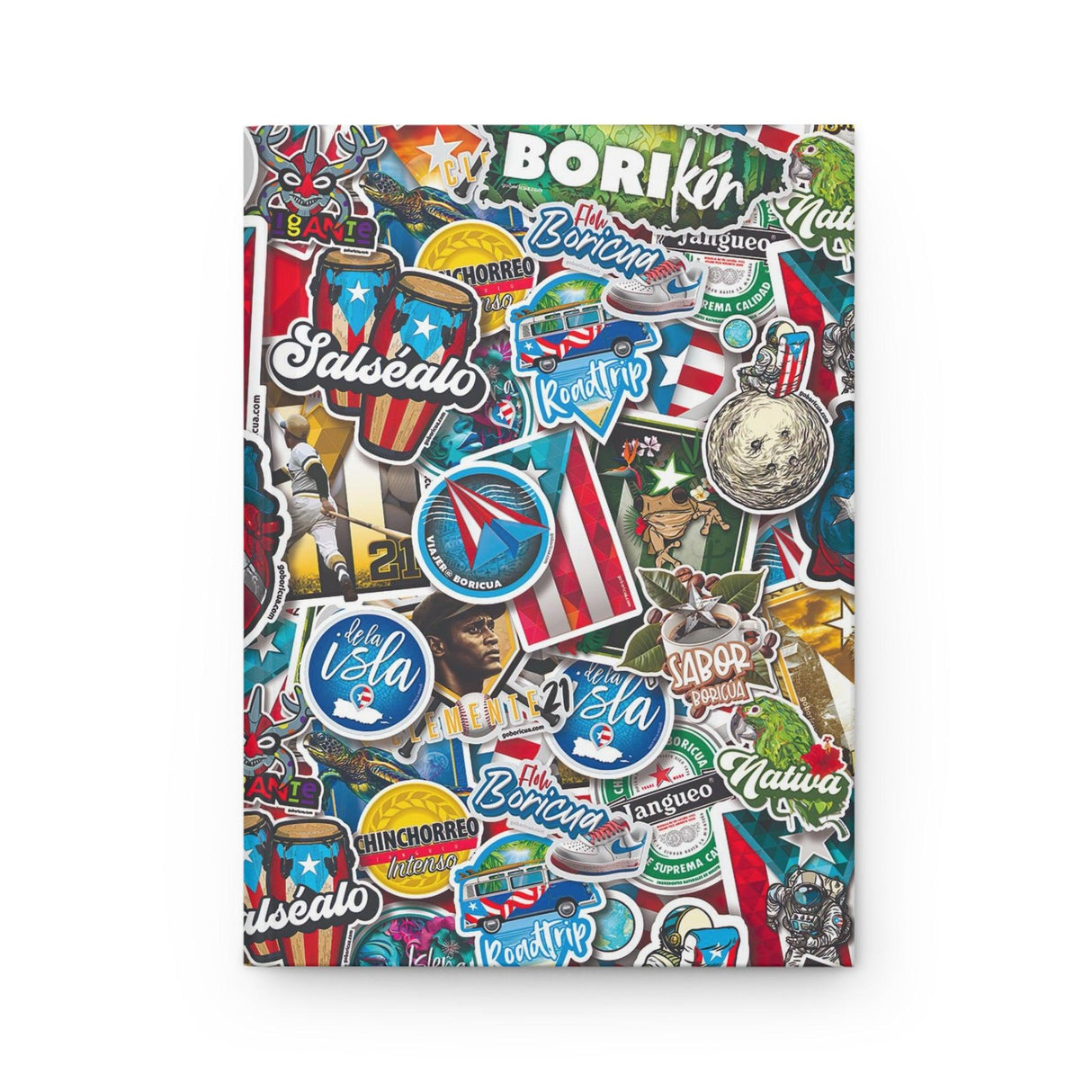 GoBoricua Stickers Hardcover Journal Matte