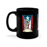 Borincano Flag Black mug 11oz