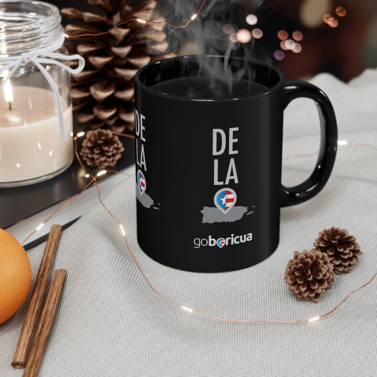 De la Isla Black mug 11oz