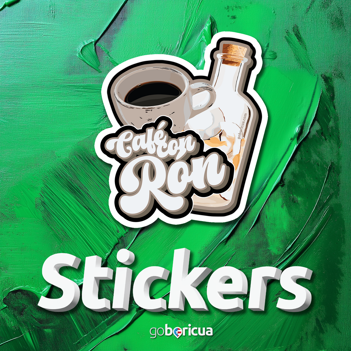 Café con Rón Sticker