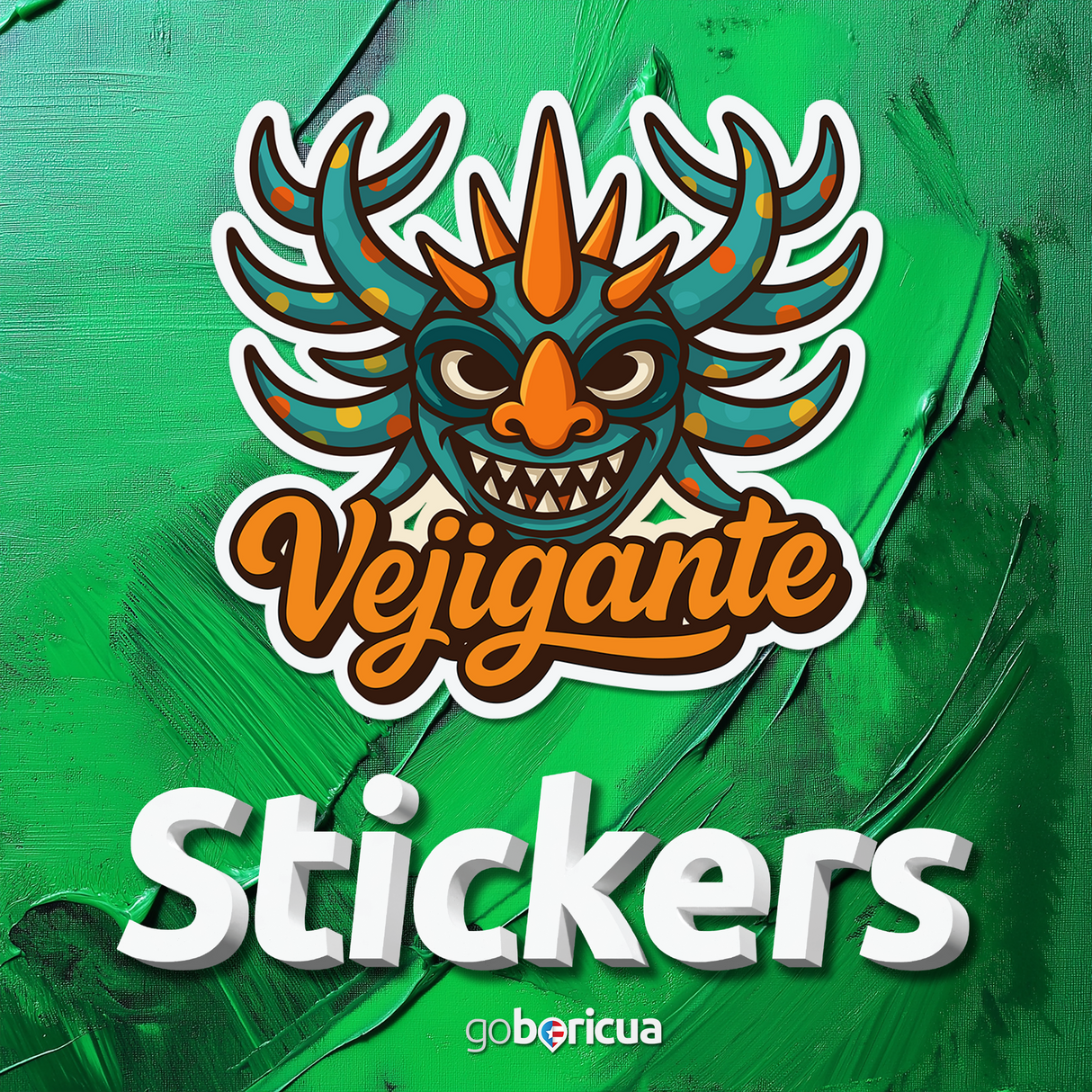 Vejigante Azul Sticker