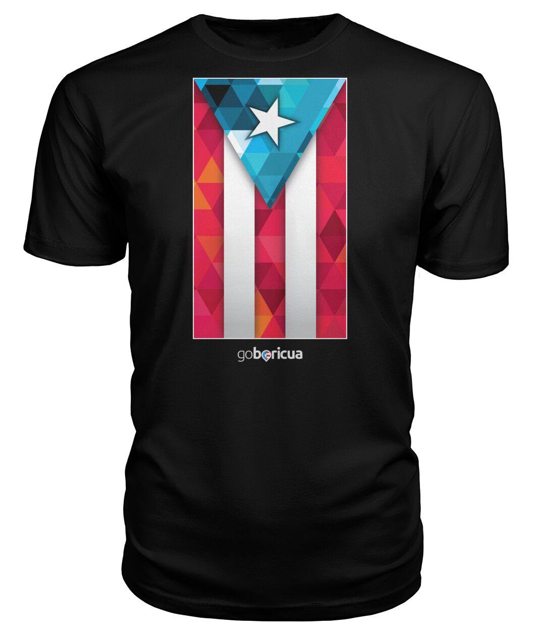 Bandera Puerto Rico Fractal Design Unisex TShirt