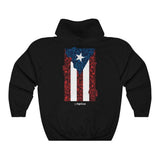 Bandera Puerto Rico Rosas Unisex Heavy Blend™ Hooded Sweatshirt - GoBoricua