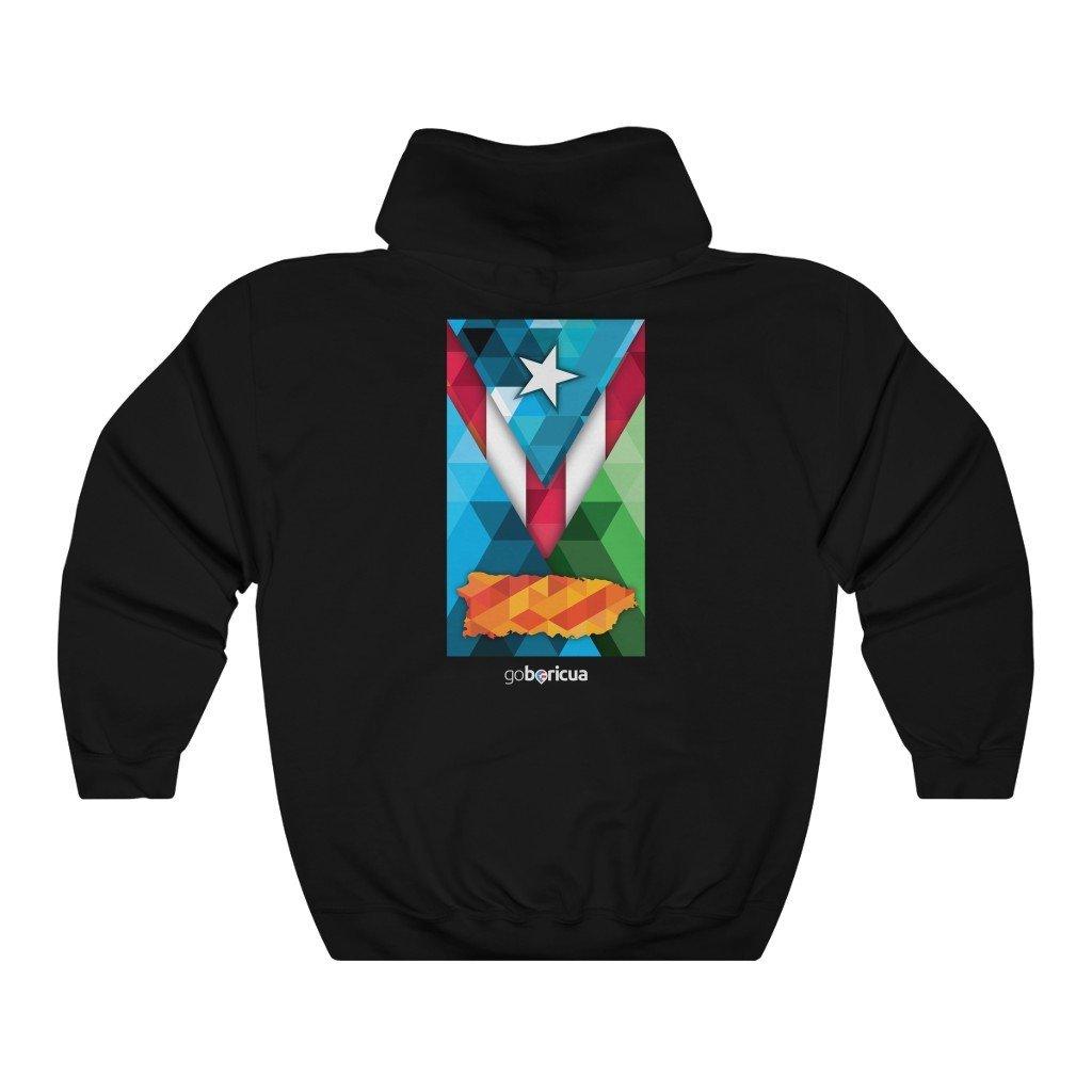 Bandera Puerto Rico Unida Unisex Heavy Blend™ Hooded Sweatshirt - GoBoricua