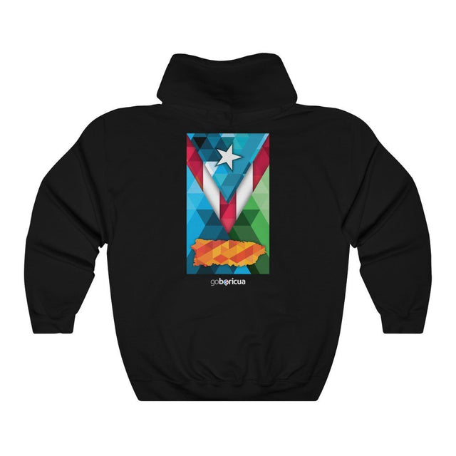 Bandera Puerto Rico Unida Unisex Heavy Blend™ Hooded Sweatshirt - GoBoricua