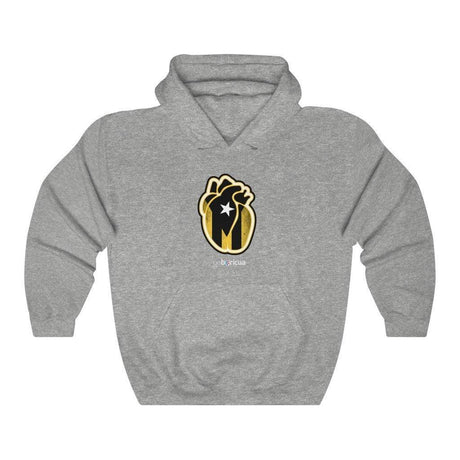 Corazón Dorado Unisex Heavy Blend™ Hooded Sweatshirt - GoBoricua