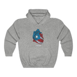 Patria Adentro Unisex Heavy Blend™ Hooded Sweatshirt - GoBoricua